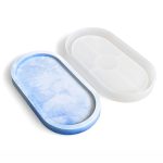 LA PAJARITA Ovális Szilikon Forma Epoxi Gyantához (186 x 102 x 20 mm)