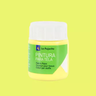   LA PAJARITA Light Yellow - Transzparens Világos Sárga Textilfesték (25 ml)