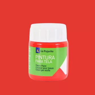   LA PAJARITA Escarlet Red - Transzparens Skarlátpiros Textilfesték (25 ml)