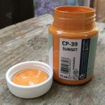 LA PAJARITA Sunset, narancssárga színű krétafesték