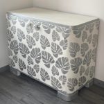 LA PAJARITA Trópusi Levelek nagyméretű stencil (40x40 cm)