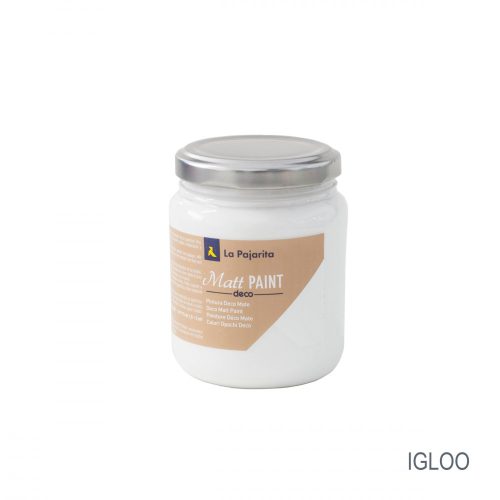 LA PAJARITA Igloo - Hófehér Matt Festék (175 ml)