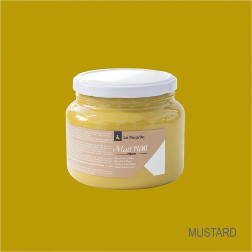 LA PAJARITA Mustard - Mustársárga Matt Festék (500 ml)