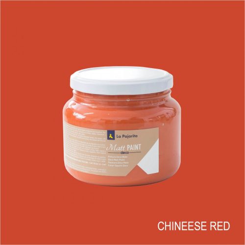 LA PAJARITA Chinese Red - Sötét Narancs Matt Festék (500 ml)