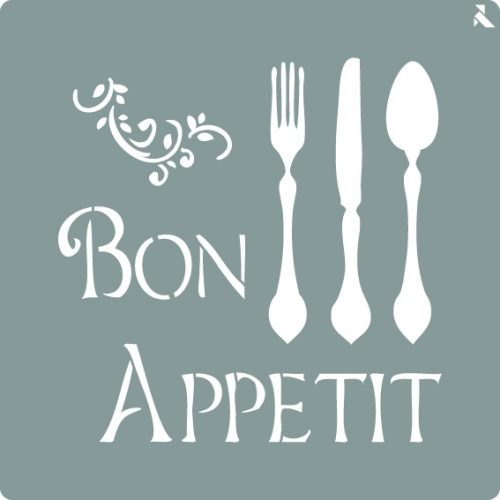 LA PAJARITA Bon Appetit stencil