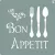 LA PAJARITA Bon Appetit stencil