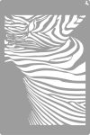 LA PAJARITA Zebra stencil LA PAJARITA Zebra stencil
