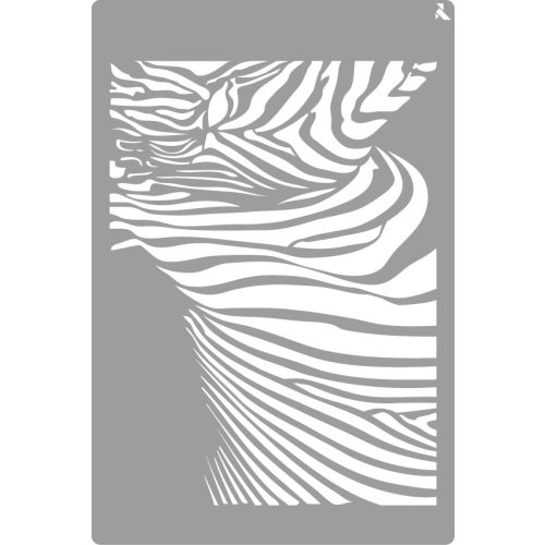 LA PAJARITA Zebra stencil