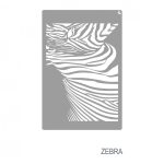 LA PAJARITA Zebra stencil
