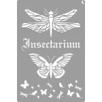 LA PAJARITA Insectarium stencil
