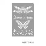 LA PAJARITA Insectarium stencil