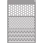 LA PAJARITA Minták stencil