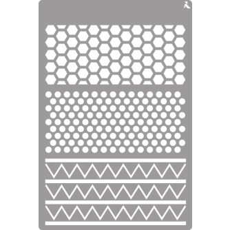 LA PAJARITA Minták stencil