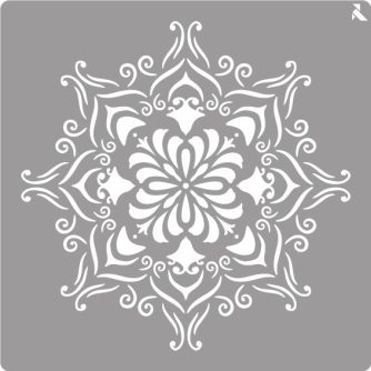 LA PAJARITA Mandala stencil