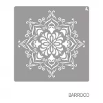 LA PAJARITA Mandala stencil