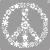 LA PAJARITA Peace stencil