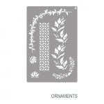 LA PAJARITA Díszes stencil