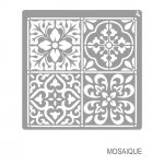 LA PAJARITA Mozaik stencil