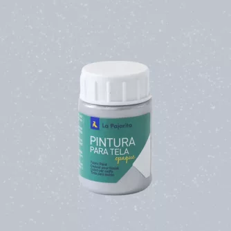   LA PAJARITA Metallic Silver - Élénk Ezüst Metál Textilfesték (35 ml)