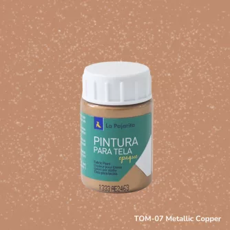   LA PAJARITA Metallic Copper - Élénk Réz Metál Textilfesték (35 ml)