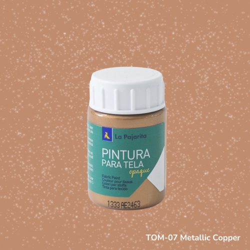 LA PAJARITA Metallic Copper - Élénk Réz Metál Textilfesték (35 ml)