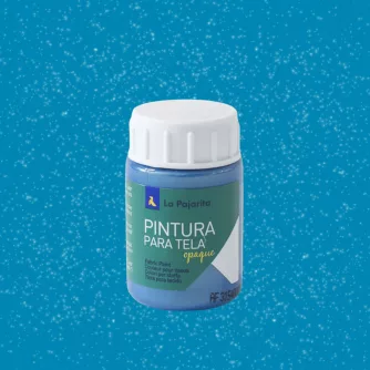   LA PAJARITA Metallic Turquoise - Élénk Türkiz Metál Textilfesték (35 ml)