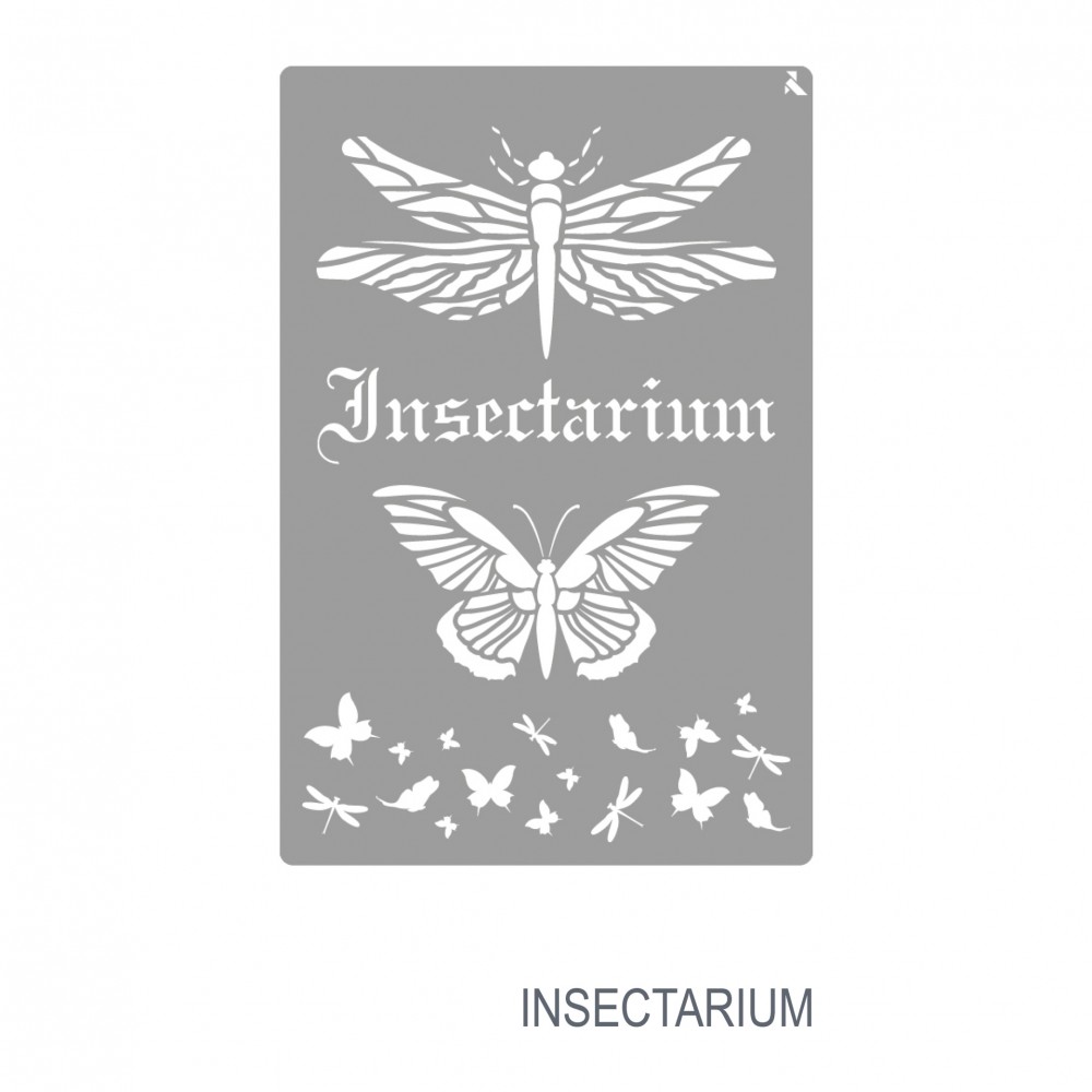 LA PAJARITA Insectarium stencil (20x30 cm)