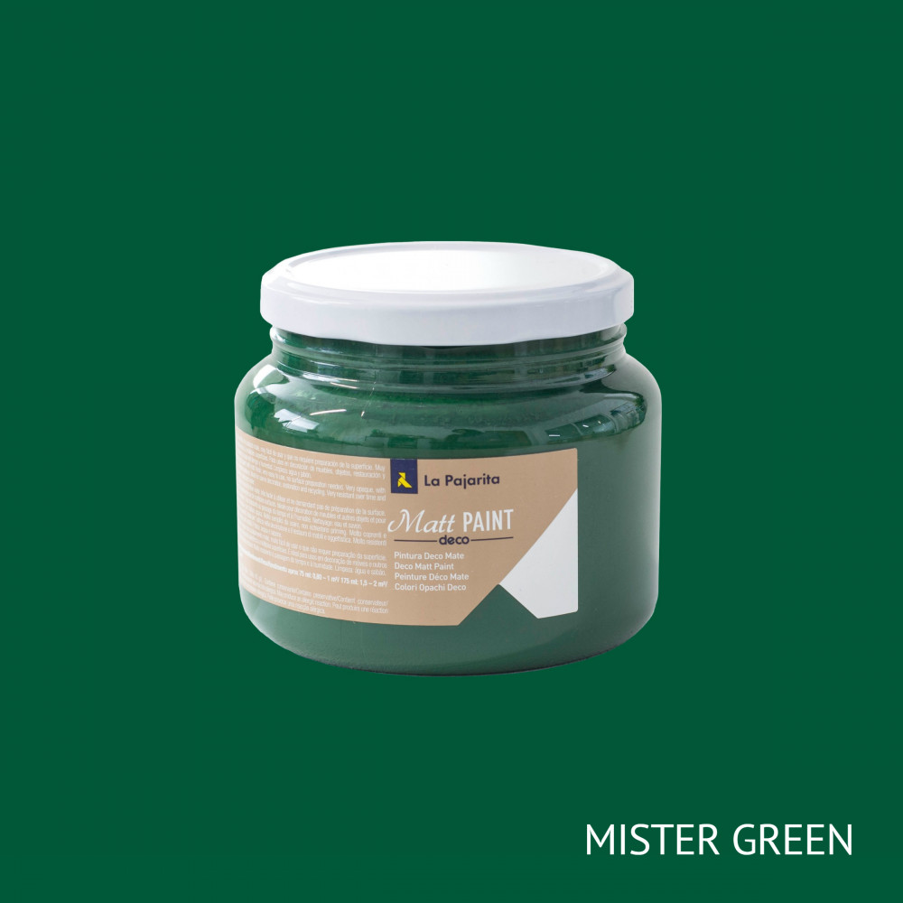 LA PAJARITA Mister Green - Fenyőzöld Matt Festék (500 ml)