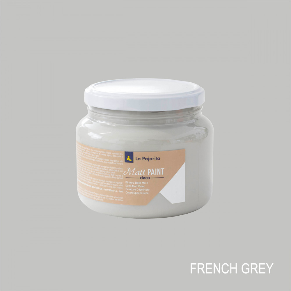 LA PAJARITA French Grey - Világosszürke Matt Festék (500 ml)